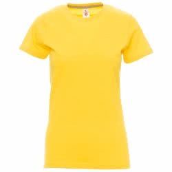 Дамска работна тениска PAYPER SUNSET жълта