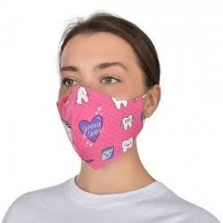 Работна текстилна защитна маска ALMA зъбчета