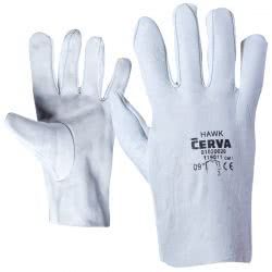 Кожени ръкавици HAWK бели