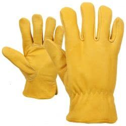 Работни зимни кожени ръкавици GOLDFINCH WINTER