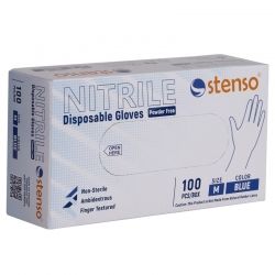 Еднократни ръкавици от нитрил STENSO NITRILE PF - 100 бр.