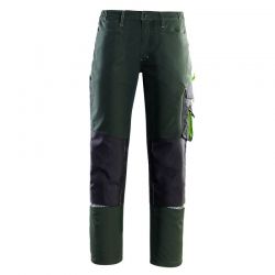 Работен панталон PRISMA GREEN/BLACK
