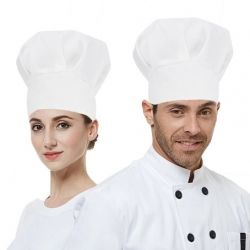 Работна готварска шапка ANDRE бяла