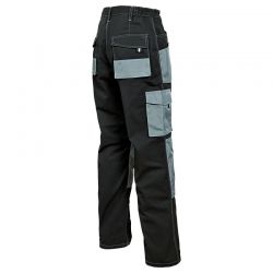 Работен мъжки панталон EMERTON черно/сиво