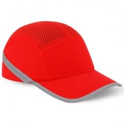 Работна противоударна шапка TRIVOR червена