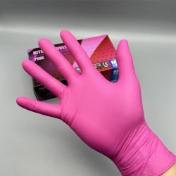 Работни нитрилни ръкавици PULSE PINK