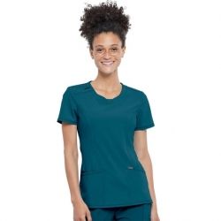 Дамска работна медицинска туника INFINITY / Карибско зелена