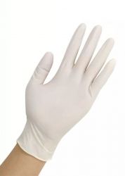 SETINO LATEX WHITE PF Еднократни ръкавици от латекс