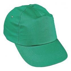 Работна шапка с козирка LEO LIGHT GREEN