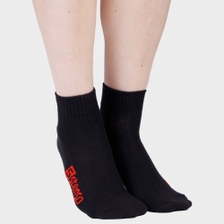 Чорапи STENSO SUMMER черно/червено