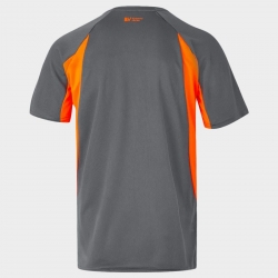 Двуцветна тениска VELILLA GREY/ORANGE