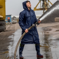 STORMER COAT DARK BLUE Работно Тъмно синьо Наметало