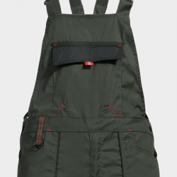 Работен полугащеризон PRISMA LIGHT STRETCH OLIVE/BLACK