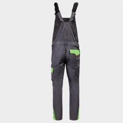 Работен полугащеризон PRISMA LIGHT STRETCH GREY/GREEN