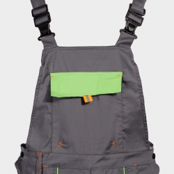 Работен полугащеризон PRISMA LIGHT STRETCH GREY/GREEN