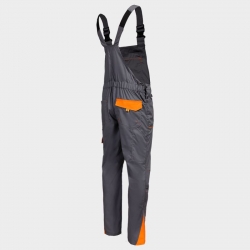Работен полугащеризон PRISMA LIGHT STRETCH GREY/ORANGE