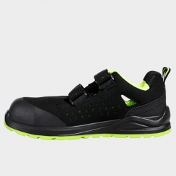 Работни сандали JETT S1PS ESD BLACK/GREEN