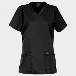 Дамска медицинска туника CHEROKEE V-NECK BLACK WWE620