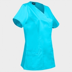 Дамска медицинска туника CHEROKEE WRAP TURQUOISE WWE4728