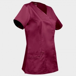 Дамска медицинска туника CHEROKEE WRAP BORDEAUX WWE4728