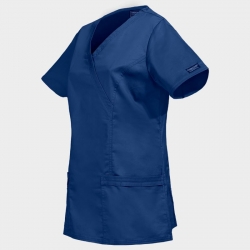 Дамска медицинска туника CHEROKEE WRAP DARK BLUE WWE4728
