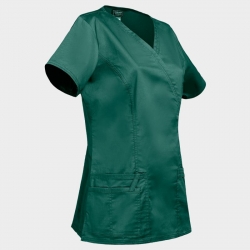 Дамска медицинска туника CHEROKEE WRAP GREEN WWE4728