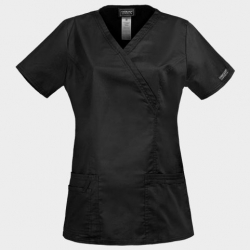 Дамска медицинска туника CHEROKEE WRAP BLACK WWE4728