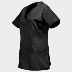 Дамска медицинска туника CHEROKEE WRAP BLACK WWE4728