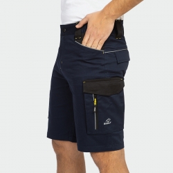 Работни къси панталони BWOLF DAYTONA Shorts бял цвят