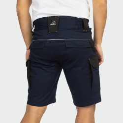 Работни къси панталони BWOLF DAYTONA Shorts бял цвят