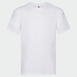 Работна тениска  Fruit of the Loom ORIGINAL T  Бял цвят