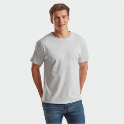 Работна тениска  Fruit of the Loom ORIGINAL T  Сив меланж цвят