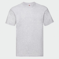 Работна тениска  Fruit of the Loom ORIGINAL T  Сив меланж цвят