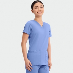 Дамска медицинска туника CHEROKEE V-NECK LIGHT BLUE WWE620