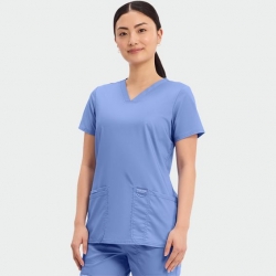 Дамска медицинска туника CHEROKEE V-NECK LIGHT BLUE WWE620