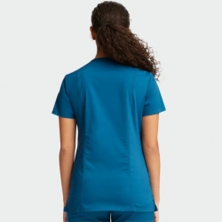 Дамска медицинска туника CHEROKEE V-NECK CARIBBEAN BLUE WWE620