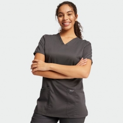 Дамска медицинска туника CHEROKEE V-NECK GREY WWE620