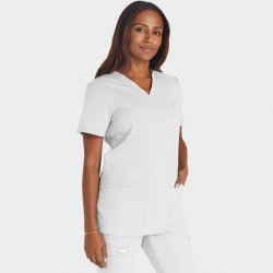 Работен комплект Cherokee V-Neck бял