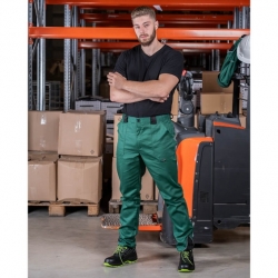 Работен панталон ARES Trousers Зелен/Черен