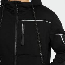 Суитшърт с цип DAYTONA Hoodie Черен цвят