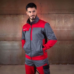 EOS STRETCH RED/GREY Работно яке