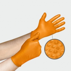 Нитрилни ръкавици Microflex 93-256 Оранжев