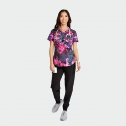 Медицинска туника CHEROKEE GENUINE CK664 принт Brilliant Botanicals