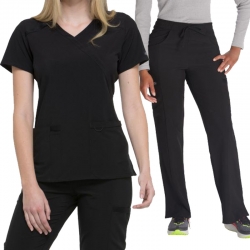 Дамски работен медицински комплект DICKIES / Черен