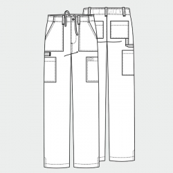Медицински панталон DICKIES DKE015 сив