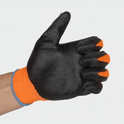 Работни нитрилни ръкавици PUSH Оранжев Цвят