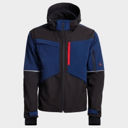 PRISMA SOFTSHELL 2.0 BLACK/DARK BLUE Софтшел яке