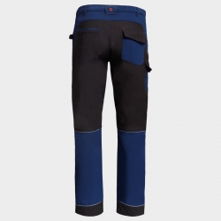 Работен панталон PRISMA SOFTSHELL 2.0 BLACK/DARK BLUE