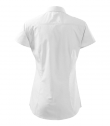 Дамска риза с къс ръкав Chic214 бяла
