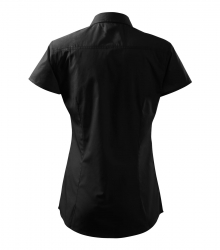 Дамска риза с къс ръкав Chic214 черна